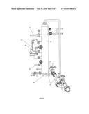 APPARATUSES AND METHODS FOR SUPPLYING NATURAL GAS TO A FRAC WATER HEATER diagram and image