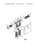 Broadhead pinpusher for replacing broadhead blades diagram and image