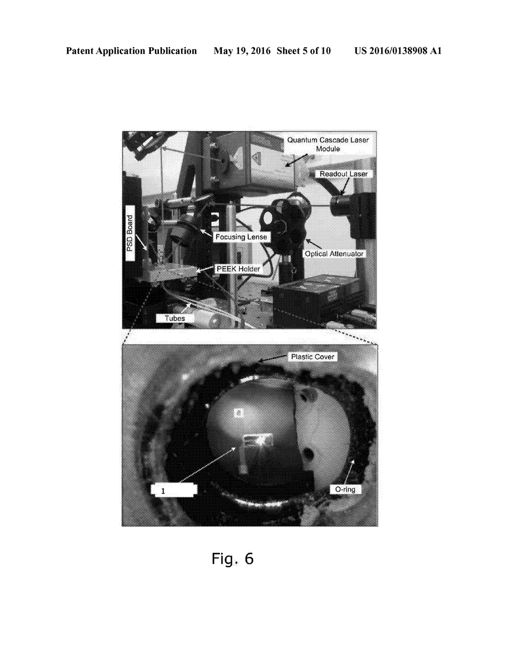 MICROMECHANICAL PHOTOTHERMAL ANALYSER OF MICROFLUIDIC SAMPLES - diagram, schematic, and image 06