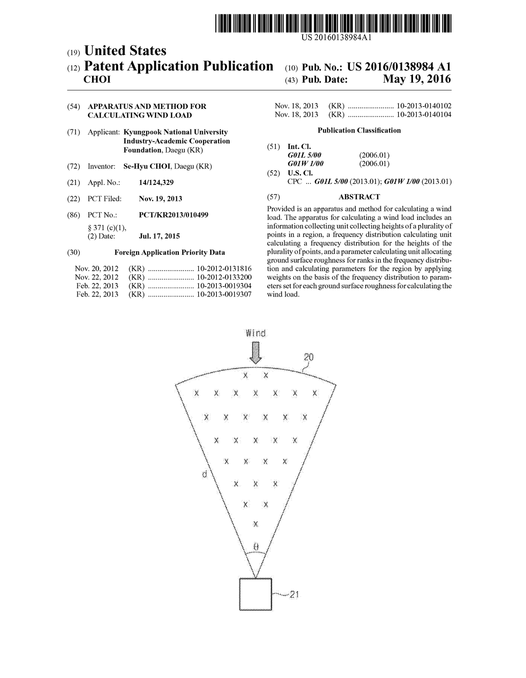 APPARATUS AND METHOD FOR CALCULATING WIND LOAD - diagram, schematic, and image 01