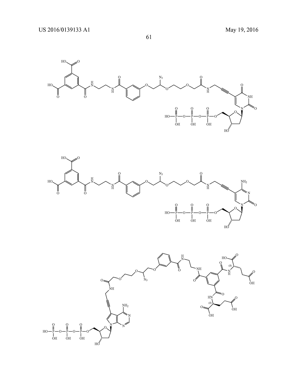 DESIGN, SYNTHESIS AND USE OF SYNTHETIC NUCLEOTIDES COMPRISING CHARGE MASS     TAGS - diagram, schematic, and image 67