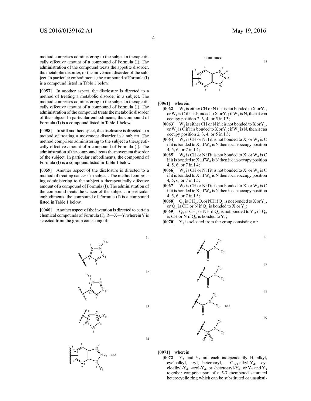 Inhibitors Of Fatty Acid Amide Hydrolase And Monoacylglycerol Lipase For     Modulation Of Cannabinoid Receptors - diagram, schematic, and image 07