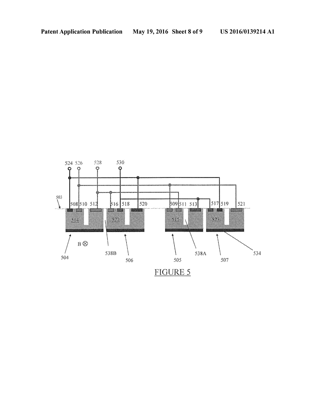 SYSTEMS AND ARRANGEMENTS OF THREE-CONTACT HALL-EFFECT DEVICES AND RELATED     METHODS - diagram, schematic, and image 09