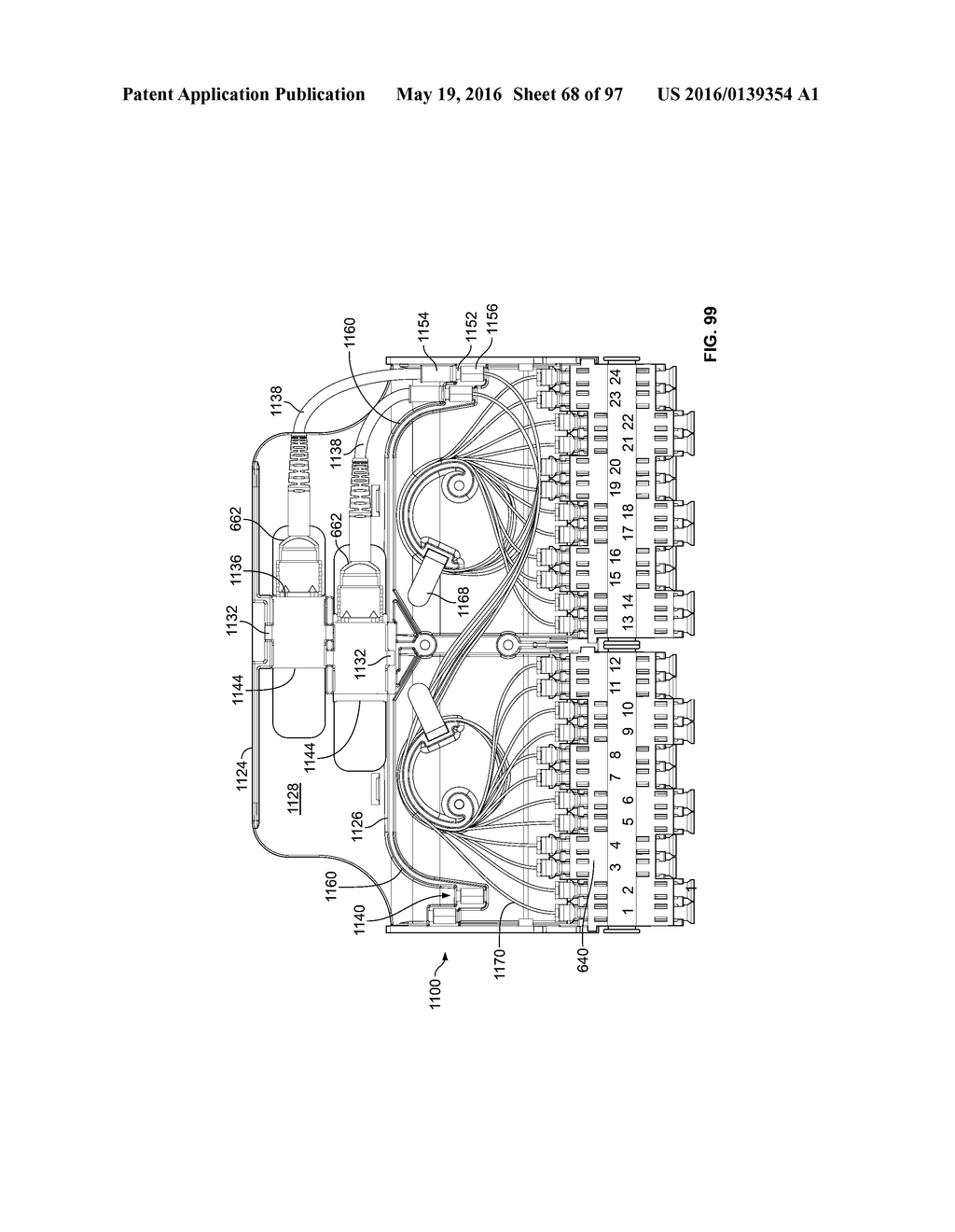 Slidable Fiber Optic Connection Module with Cable Slack Management - diagram, schematic, and image 69