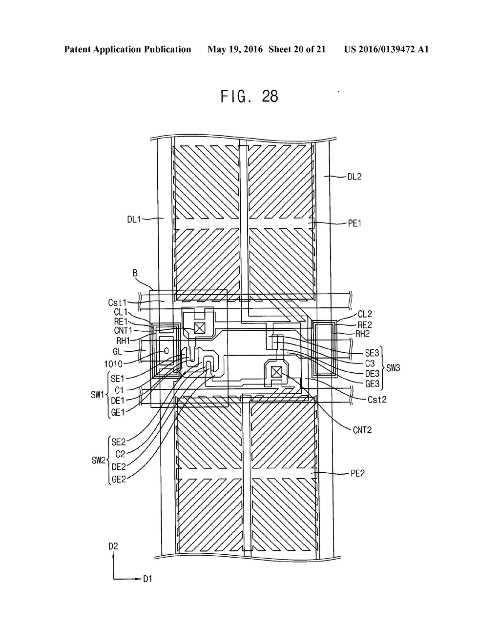 METHOD OF MANUFACTURING DISPLAY SUBSTRATE, REPAIR METHOD OF DISPLAY     SUBSTRATE AND DISPLAY SUBSTRATE REPAIRED BY THE REPAIR METHOD - diagram, schematic, and image 21