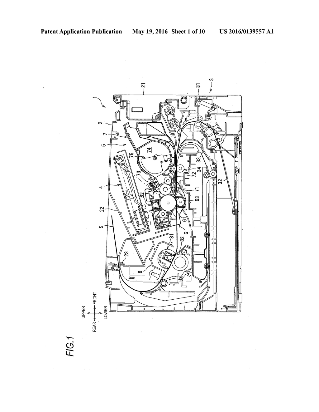 Image Forming Apparatus Having Spacing Configuration for Process Cartridge - diagram, schematic, and image 02