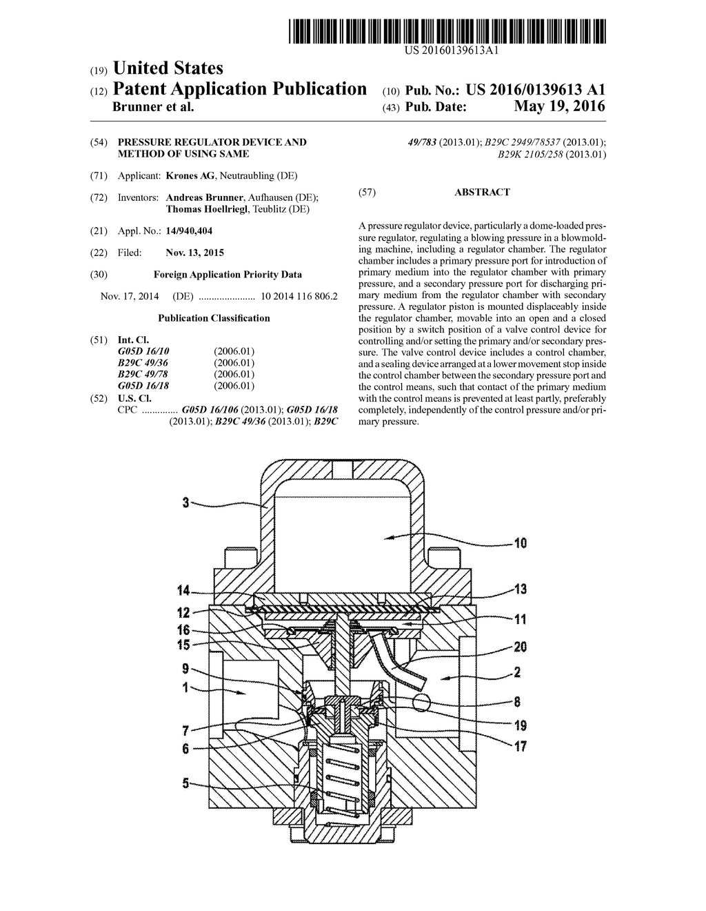 PRESSURE REGULATOR DEVICE AND METHOD OF USING SAME - diagram, schematic, and image 01