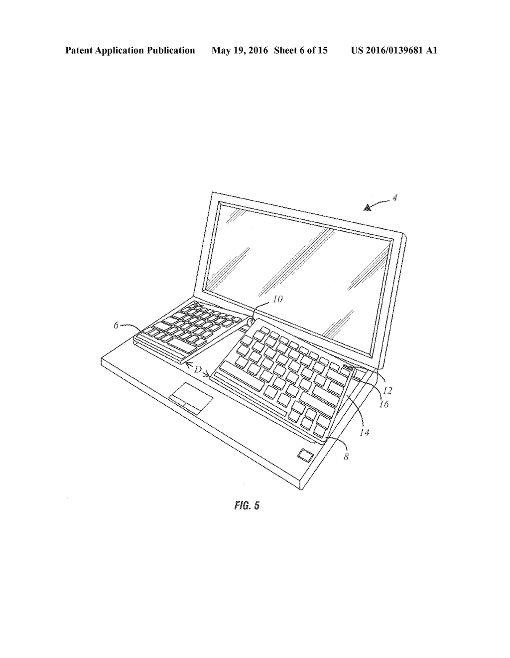 Adjustable Ergonomic Keyboard - diagram, schematic, and image 07