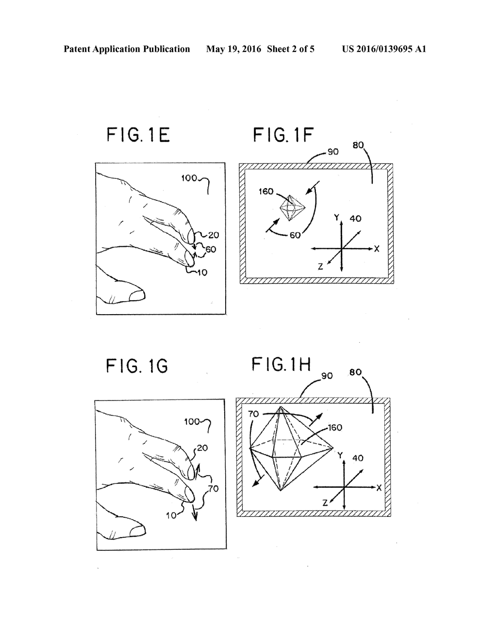 METHOD FOR USING A TWO-DIMENSIONAL TOUCHPAD TO MANIPULATE A     THREE-DIMENSIONAL IMAGE - diagram, schematic, and image 03