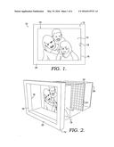 RECORDABLE PHOTO FRAME WITH USER-DEFINABLE TOUCH ZONES diagram and image