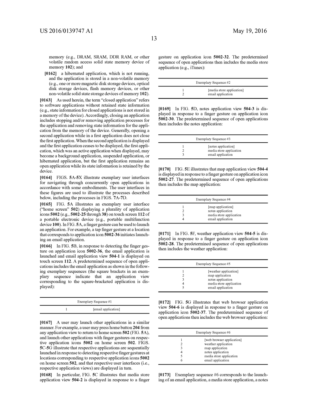 DEVICE, METHOD, AND GRAPHICAL USER INTERFACE FOR NAVIGATION OF     CONCURRENTLY OPEN SOFTWARE APPLICATIONS - diagram, schematic, and image 50