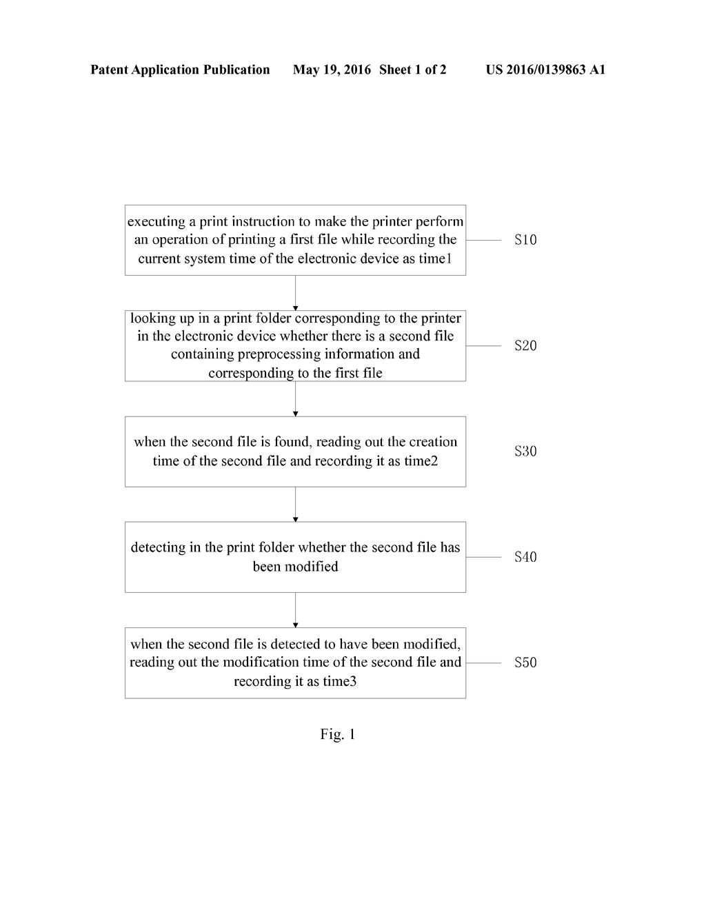 METHOD FOR OBTAINING A PRINT PROCESSING TIME AND ELECTRONIC DEVICE HAVING     A PRINT FUNCTION - diagram, schematic, and image 02