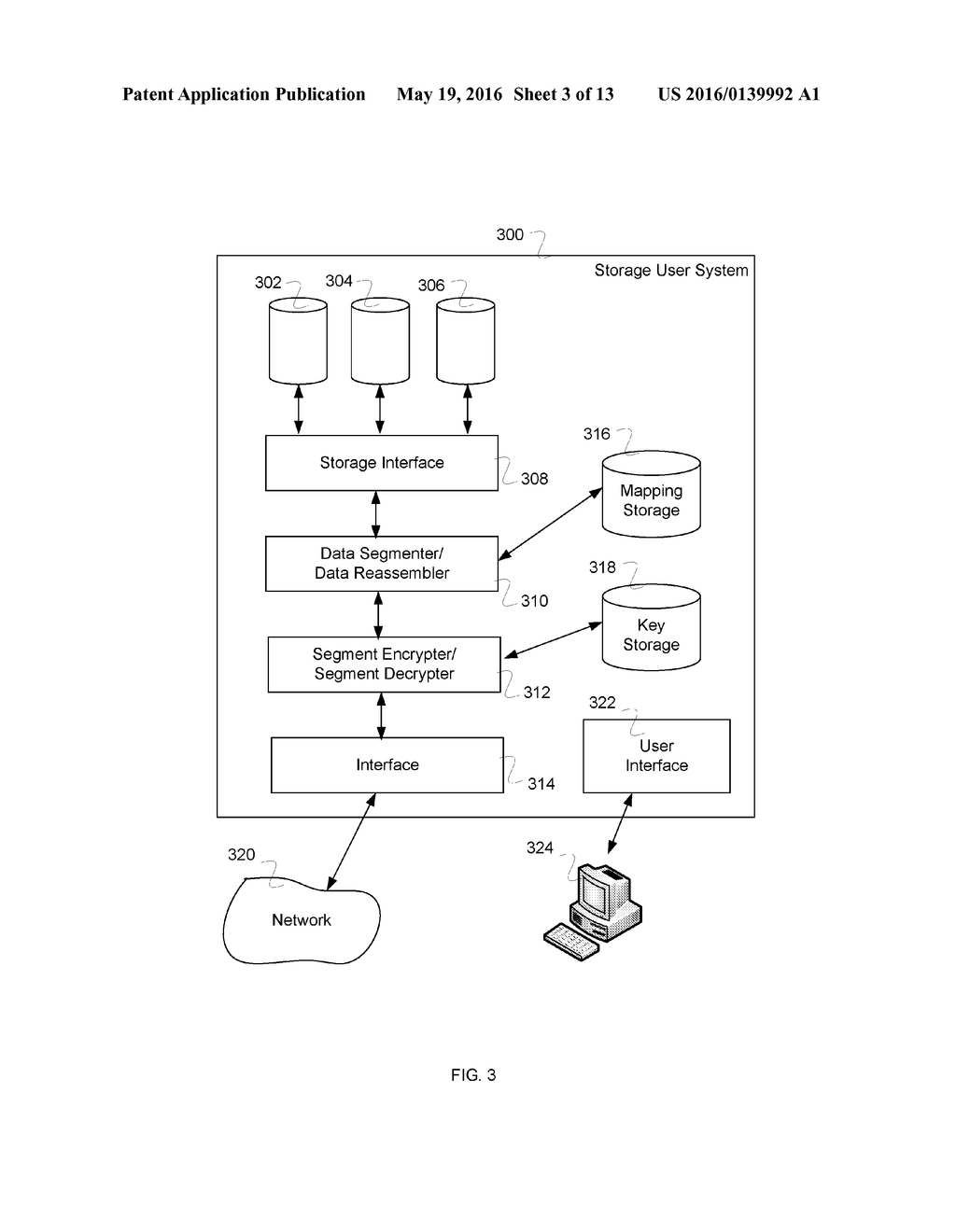 SEGMENT DEDUPLICATION SYSTEM WITH ENCRYPTION AND COMPRESSION OF SEGMENTS - diagram, schematic, and image 04