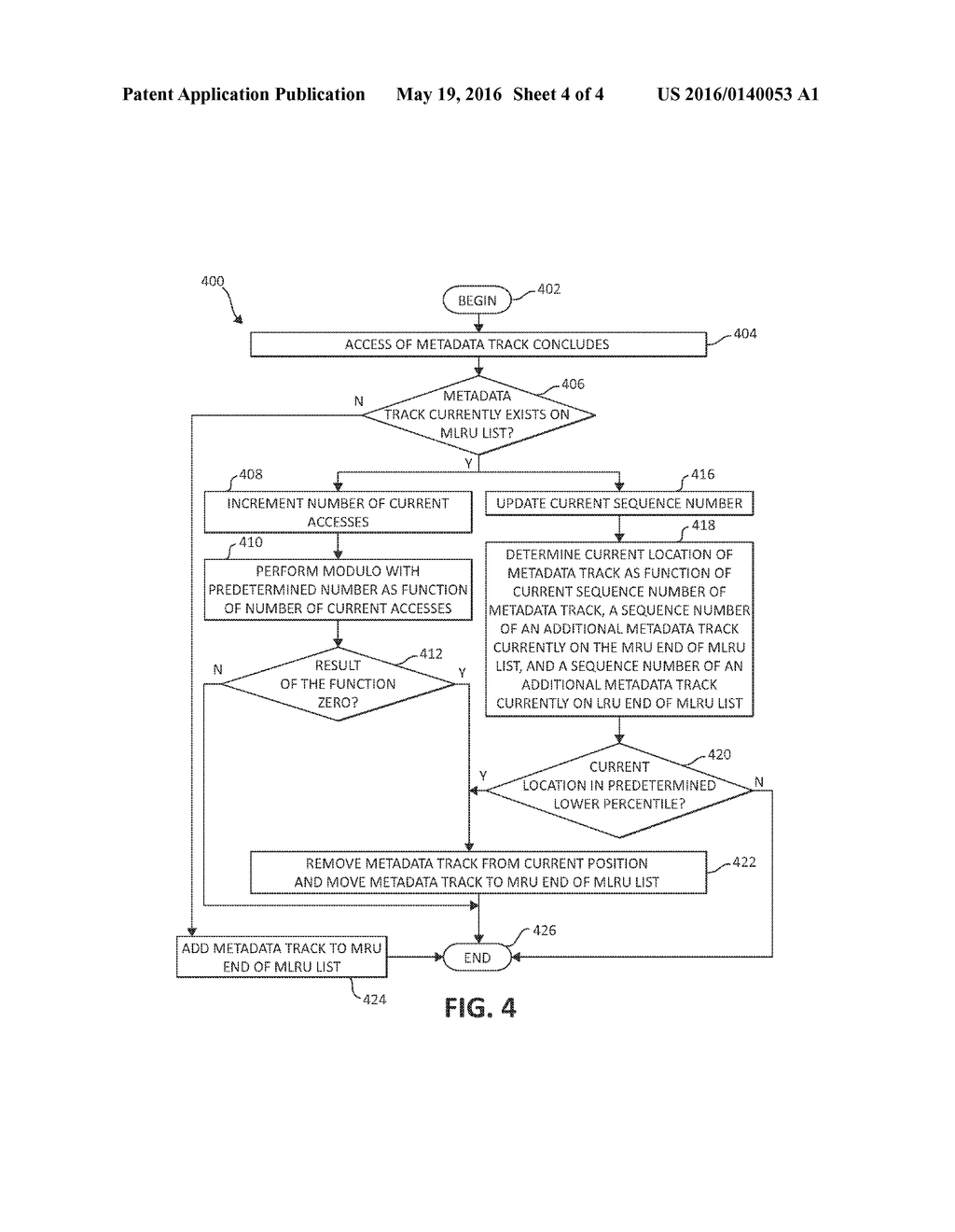 RE-MRU OF METADATA TRACKS TO REDUCE LOCK CONTENTION - diagram, schematic, and image 05