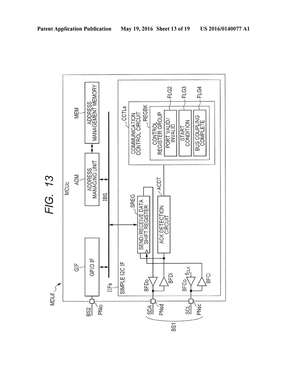 SERIAL COMMUNICATION SYSTEM, COMMUNICATION CONTROL UNIT, AND ELECTRONIC     DEVICE - diagram, schematic, and image 14