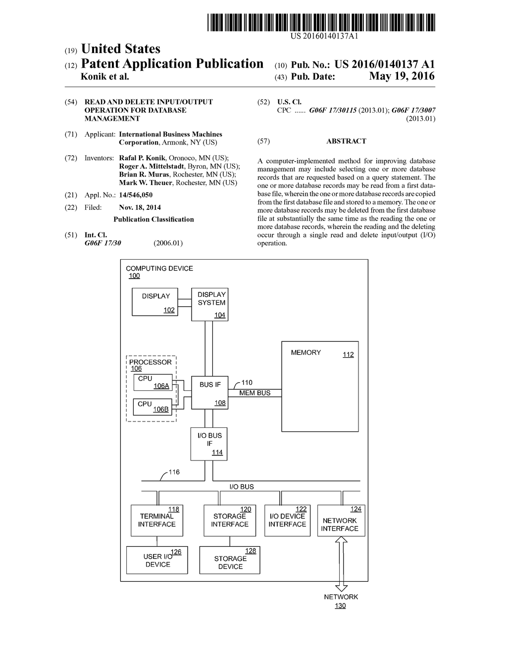 READ AND DELETE INPUT/OUTPUT OPERATION FOR DATABASE MANAGEMENT - diagram, schematic, and image 01