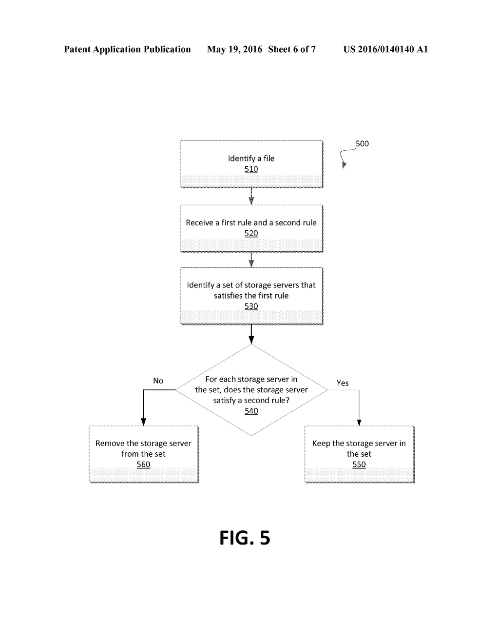 FILE CLASSIFICATION IN A DISTRIBUTED FILE SYSTEM - diagram, schematic, and image 07