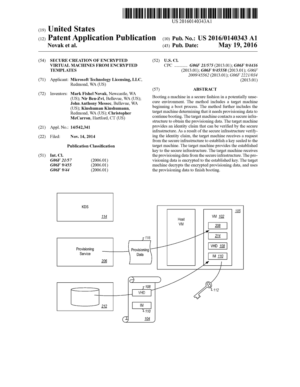 Secure Creation of Encrypted Virtual Machines from Encrypted Templates - diagram, schematic, and image 01