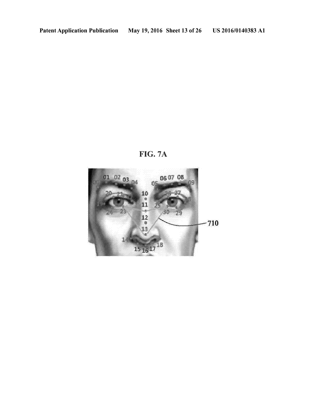 METHOD AND APPARATUS FOR EXTRACTING FACIAL FEATURE, AND METHOD AND     APPARATUS FOR FACIAL RECOGNITION - diagram, schematic, and image 14
