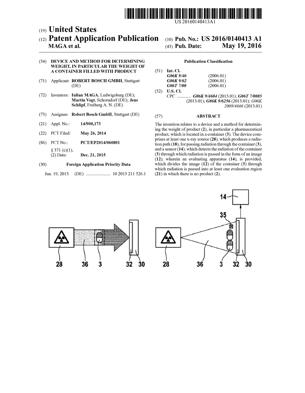 DEVICE AND METHOD FOR DETERMINING WEIGHT, IN PARTICULAR THE WEIGHT OF A     CONTAINER FILLED WITH PRODUCT - diagram, schematic, and image 01