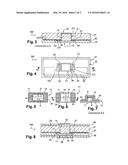 METHOD FOR PRODUCING A RADIO-FREQUENCY DEVICE MAINTAINING ANISOTROPIC     CONNECTION diagram and image