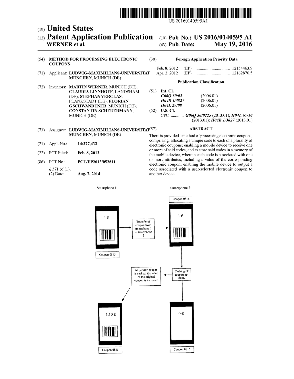 METHOD FOR PROCESSING ELECTRONIC COUPONS - diagram, schematic, and image 01