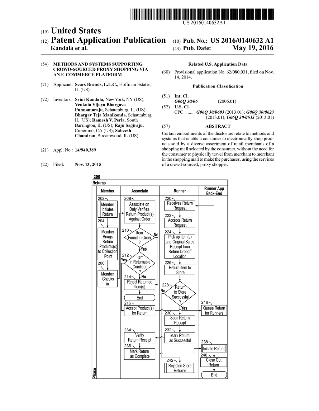 METHODS AND SYSTEMS SUPPORTING CROWD-SOURCED PROXY SHOPPING VIA AN     E-COMMERCE PLATFORM - diagram, schematic, and image 01