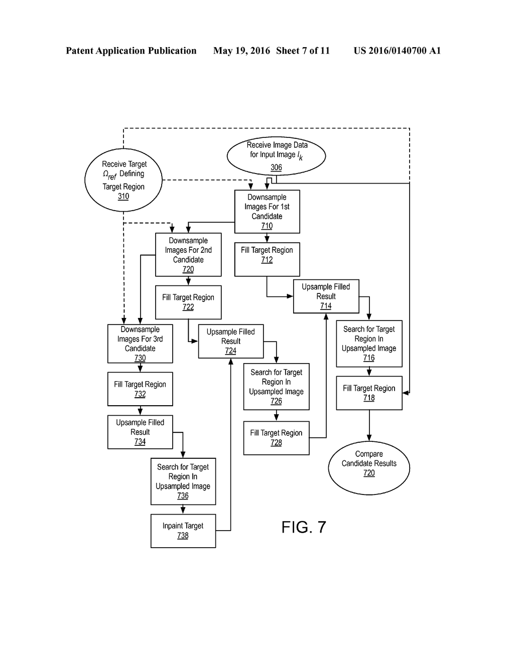 METHOD AND APPARATUS FOR FILLING IMAGES CAPTURED BY ARRAY CAMERAS - diagram, schematic, and image 08