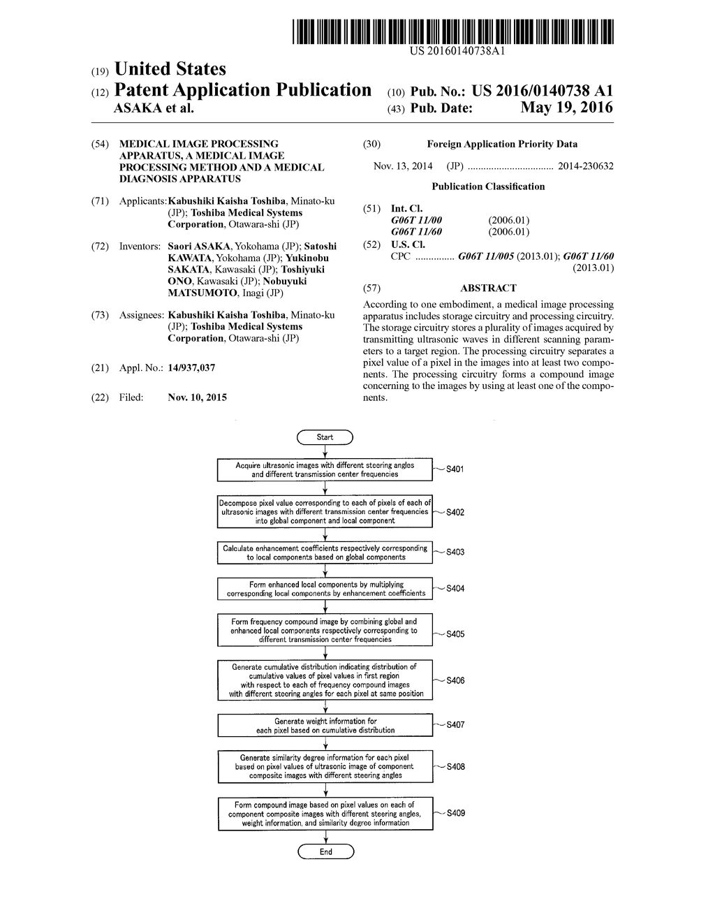 MEDICAL IMAGE PROCESSING APPARATUS, A MEDICAL IMAGE PROCESSING METHOD AND     A MEDICAL DIAGNOSIS APPARATUS - diagram, schematic, and image 01