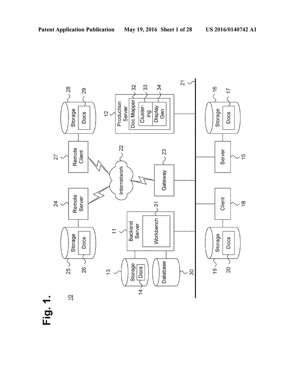 Computer-Implemented System And Method For Placing Groups Of Document     Clusters Into A Display - diagram, schematic, and image 02