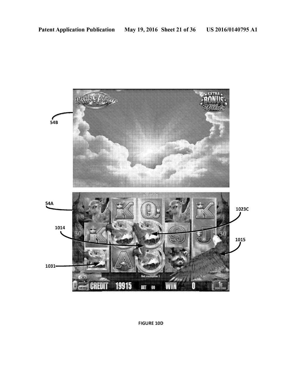 METHOD OF GAMING, A GAMING SYSTEM AND A GAME CONTROLLER - diagram, schematic, and image 22