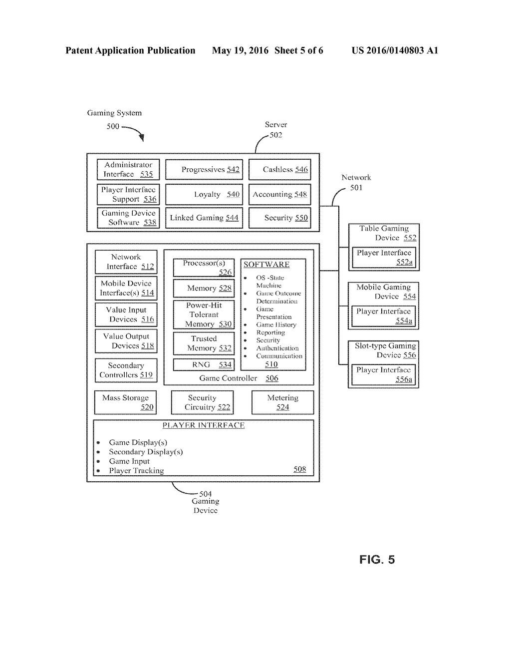 SINGLE SIGN-ON FOR WAGER GAMING PLAYERS OVER A WIDE-AREA NETWORK - diagram, schematic, and image 06