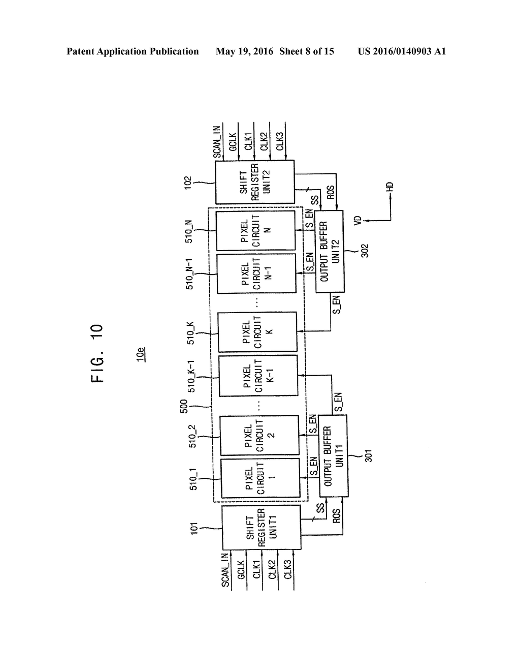 SCANLINE DRIVER AND DISPLAY DEVICE INCLUDING THE SAME - diagram, schematic, and image 09