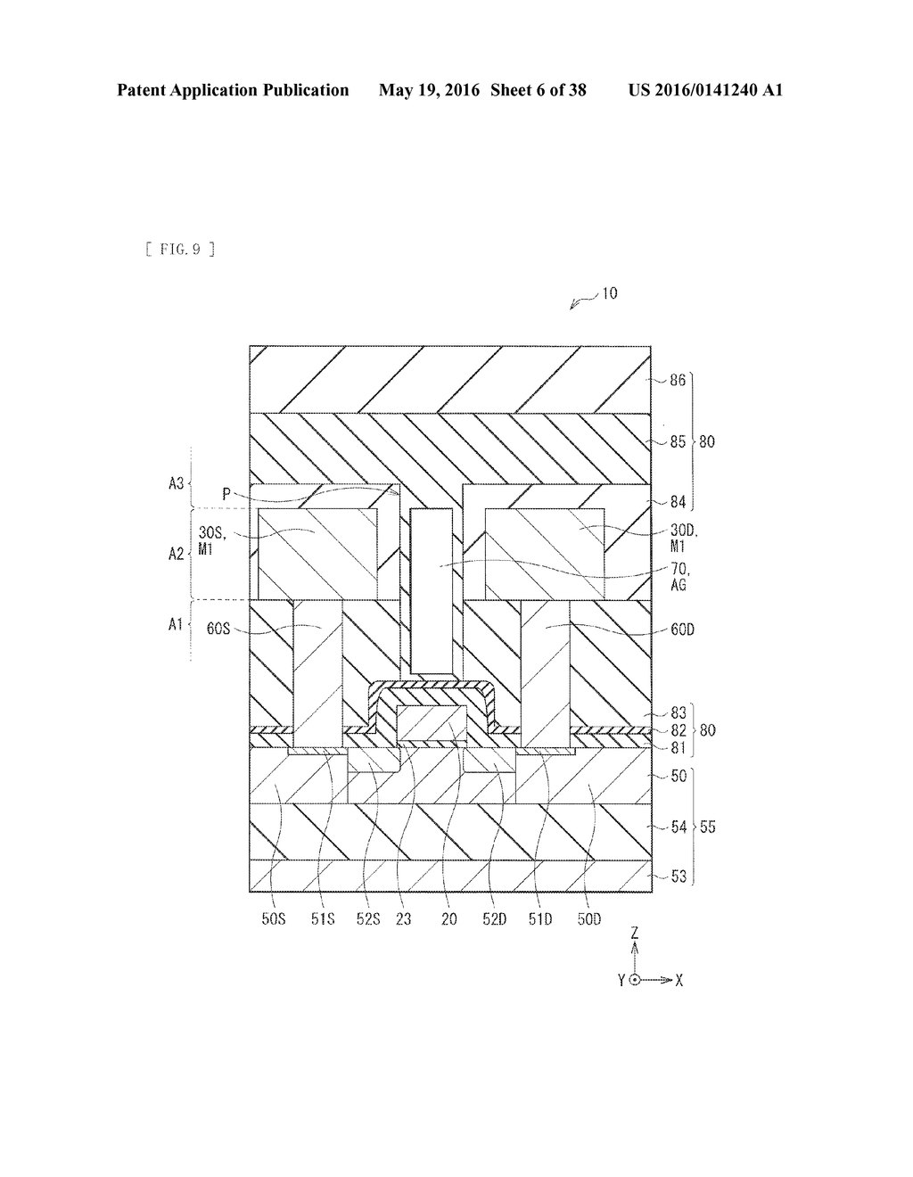 FIELD-EFFECT TRANSISTOR, METHOD OF MANUFACTURING THE SAME, AND     RADIO-FREQUENCY DEVICE - diagram, schematic, and image 07