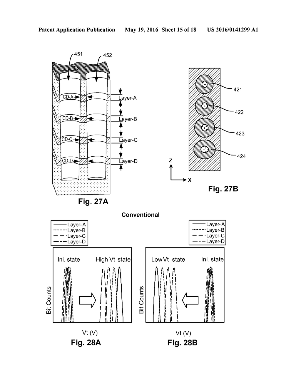 VERTICAL AND 3D MEMORY DEVICES AND METHODS OF MANUFACTURING THE SAME - diagram, schematic, and image 16