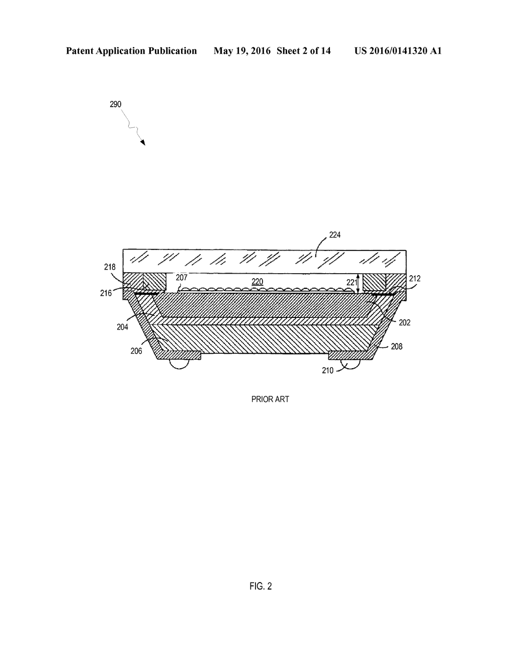 Wafer-Level Encapsulated Semiconductor Device, And Method For Fabricating     Same - diagram, schematic, and image 03