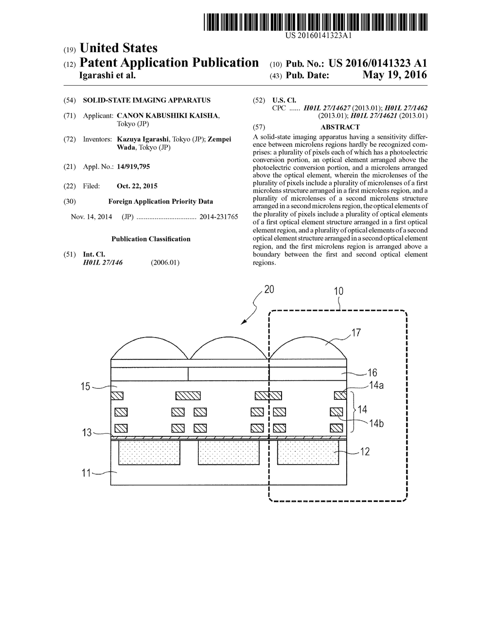 SOLID-STATE IMAGING APPARATUS - diagram, schematic, and image 01