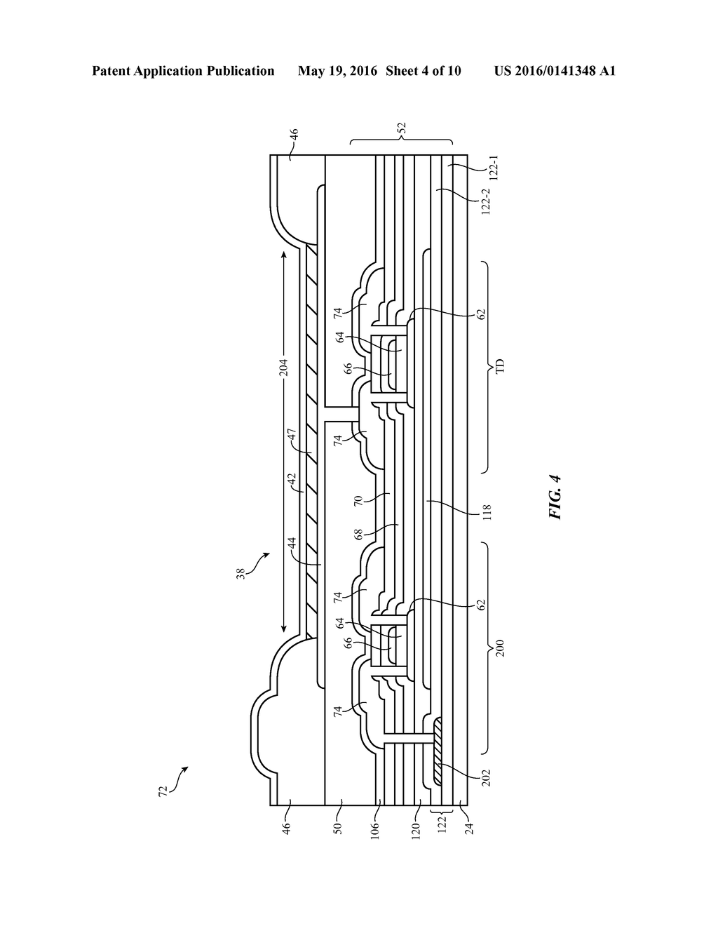 Organic Light-Emitting Diode Display With Enhanced Aperture Ratio - diagram, schematic, and image 05