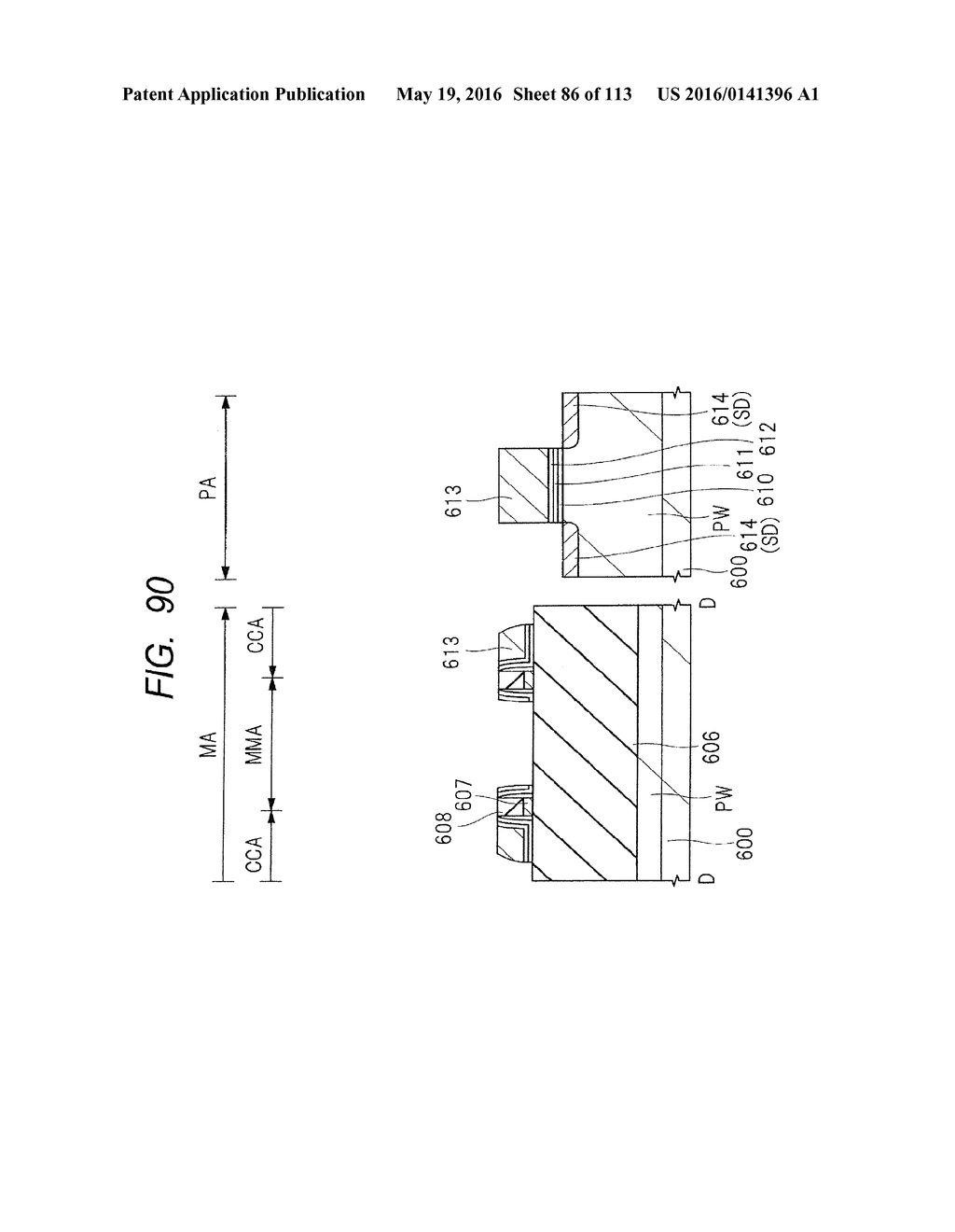 SEMICONDUCTOR DEVICE AND METHOD OF MANUFACTURING SAME - diagram, schematic, and image 87