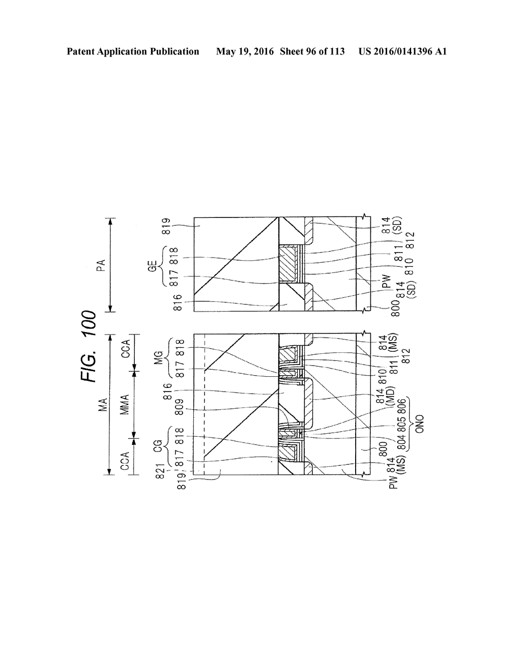 SEMICONDUCTOR DEVICE AND METHOD OF MANUFACTURING SAME - diagram, schematic, and image 97