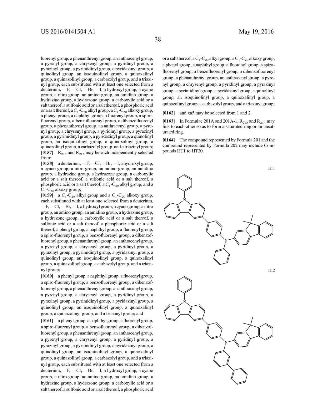 ORGANIC LIGHT-EMITTING DEVICE - diagram, schematic, and image 40