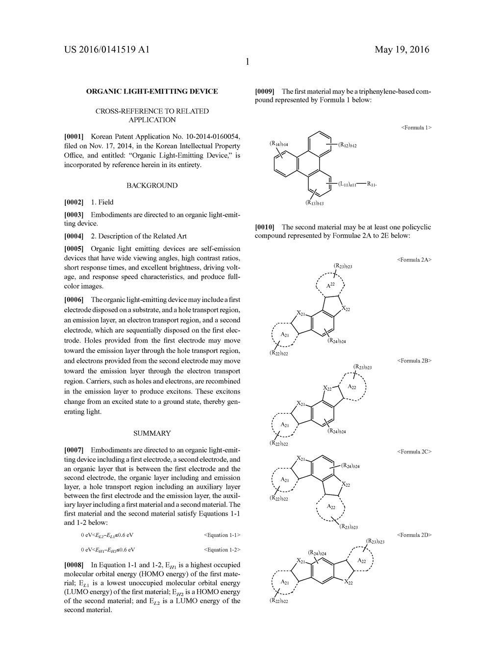 ORGANIC LIGHT-EMITTING DEVICE - diagram, schematic, and image 03