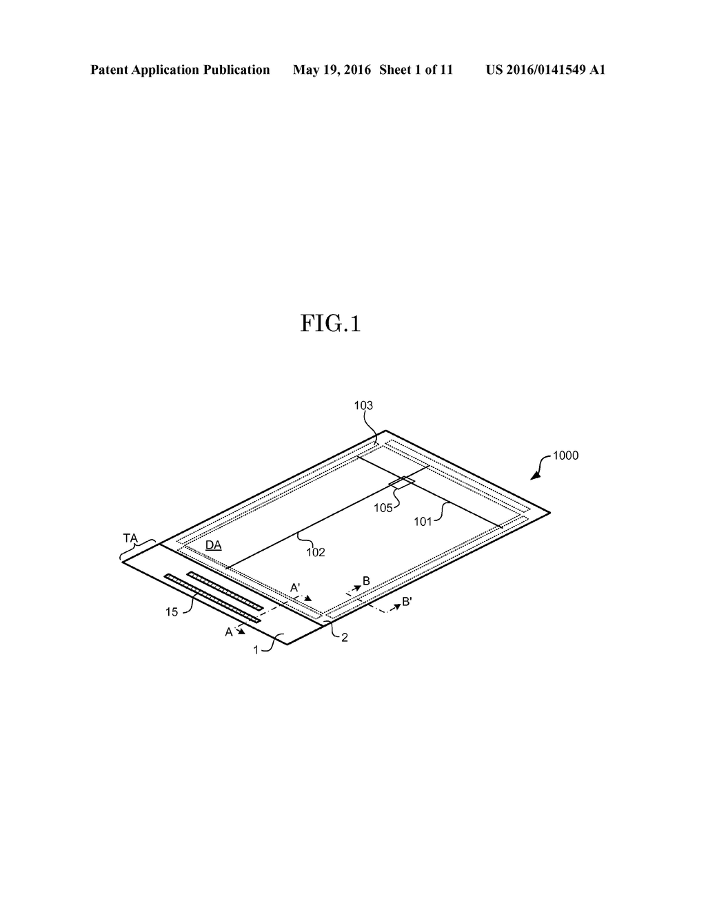 METHOD OF MANUFACTURING DISPLAY DEVICE, METHOD OF EXPOSING TERMINAL OF     DISPLAY DEVICE AND DISPLAY DEVICE - diagram, schematic, and image 02