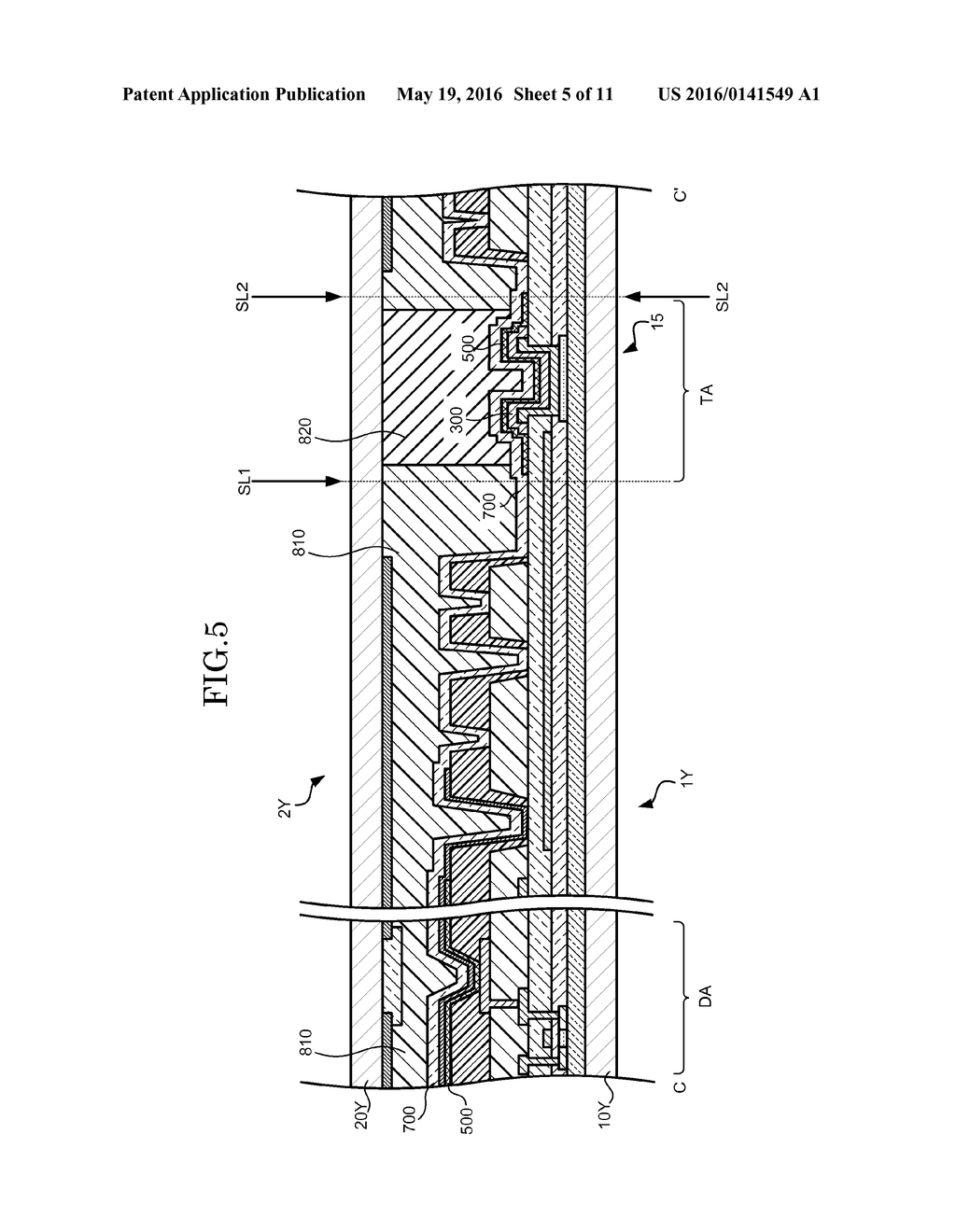 METHOD OF MANUFACTURING DISPLAY DEVICE, METHOD OF EXPOSING TERMINAL OF     DISPLAY DEVICE AND DISPLAY DEVICE - diagram, schematic, and image 06