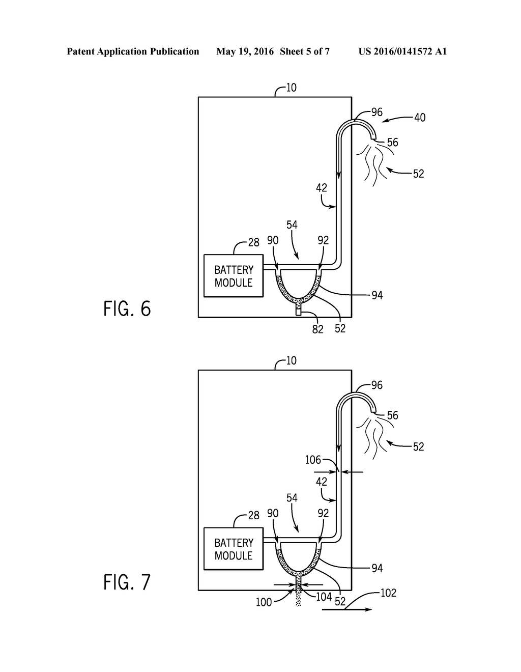 LIQUID TRAP FOR A LITHIUM ION BATTERY SYSTEM - diagram, schematic, and image 06