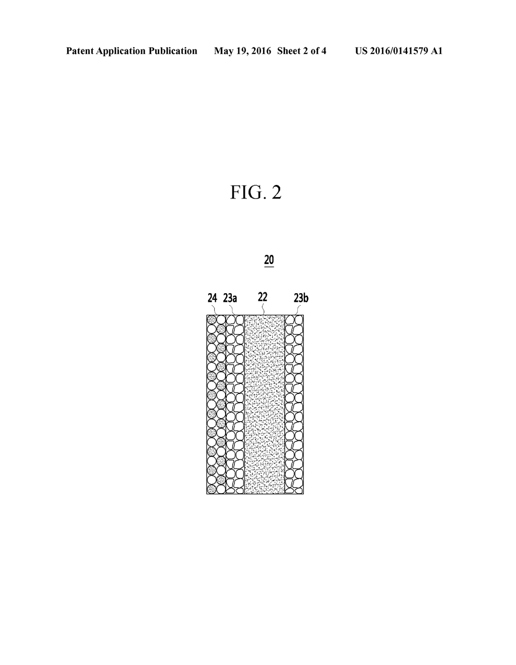 SEPARATOR FOR RECHARGEABLE LITHIUM BATTERY AND RECHARGEABLE LITHIUM     BATTERY INCLUDING SAME - diagram, schematic, and image 03