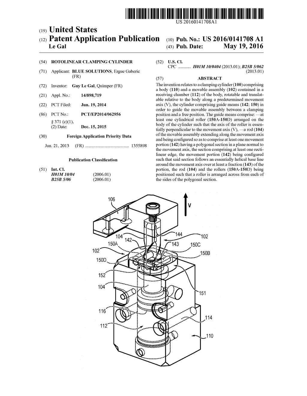 ROTOLINEAR CLAMPING CYLINDER - diagram, schematic, and image 01