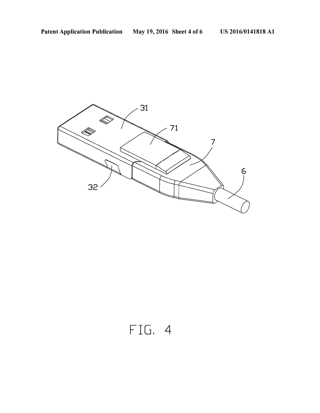 CABLE CONNECTOR ASSEMBLY AND METHOD OF MANUFACTURING THE CABLE CONNECTOR     ASSEMBLY - diagram, schematic, and image 05