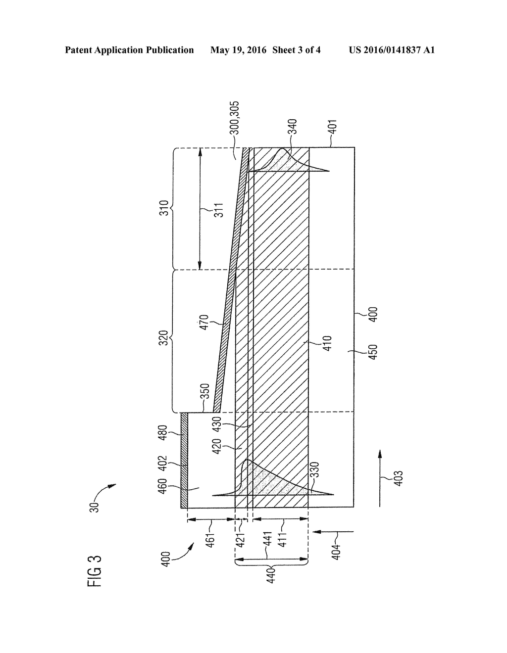 EDGE-EMITTING SEMICONDUCTOR LASER AND METHOD FOR THE PRODUCTION THEREOF - diagram, schematic, and image 04