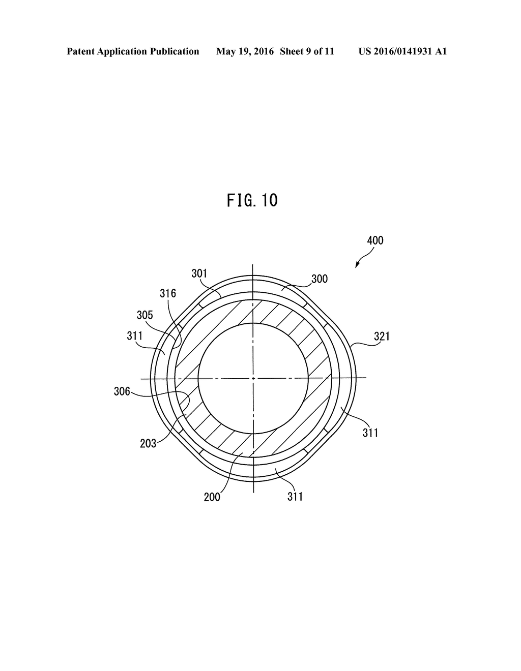 ROTOR COMPONENT MEMBER, ROTATING AXIS, ROTOR, MOTOR, AND MACHINE TOOL - diagram, schematic, and image 10